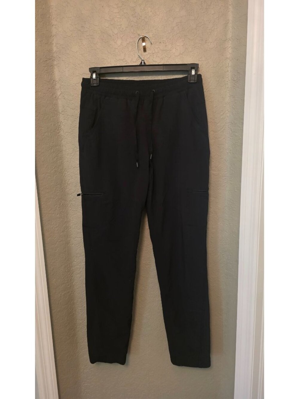 Eddie Bauer Ladies Fleece Lined Pull On Jogger Windbreaker Pants size 4